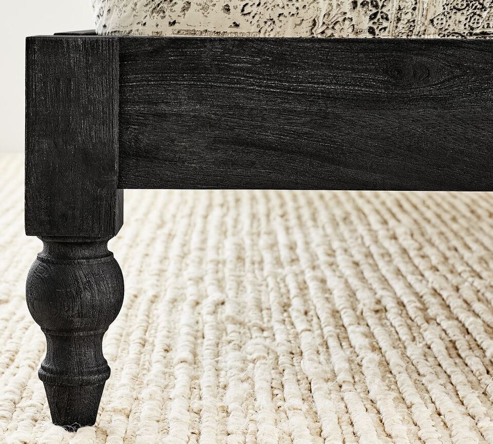 Astoria Turned Leg Platform Bed Pottery Barn Australia